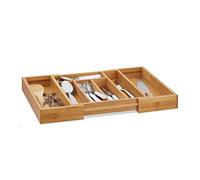 Excellent Houseware Desconocido 555Y27 Range-couverts extensible en bambou 33,5 cm x 28 cm-45 cm
