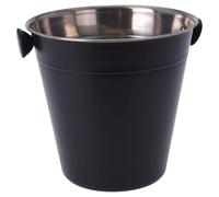 Excellent Houseware Ensemble de bar 4 pièces acier inoxydable noir mat