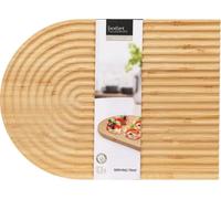 Excellent Houseware | Serviertablett - Oval - 32 cm - Bambus - Ökologisch - Stilvolles Design