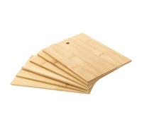Excellent Houseware Set de 7 planches à découper avec support Bambou