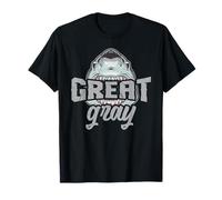 Excellent humour de requin gris pour la famille aux cheveux gris et les vieux amis T-Shirt