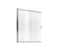 Excellent Liner paroi de baignoire 110 cm deux pièces chrome brillant/verre transparent KAEX.2920.1100.LP