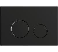 Excellent Nest bouton de chasse d'eau pour WC noir INEX.NE220.150.BL