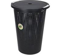 EXCELLENT Panier à linge rond 35 l noir KO-Y54500470