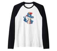 Excellent Panneau de Paix Alligator pour Les Amateurs de Casquette et de Dessins animés Manche Raglan