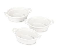 EXCELLENT Plats à four en porcelaine set de 3 pcs rond KO-798000090circle