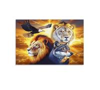 Excellent Puzzle pour Adultes - 1500 piècesIcônes de la majesté de la fauneJouets pour Adultes - Décoration familiale - Puzzle pour Enfants 57x87cm