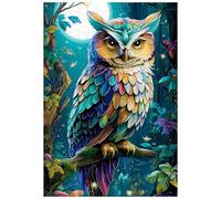Excellent puzzle pour adultes - 300 pièces - Chouette mystique - Jouets pour adultes - Cadeau - Décoration familiale - Puzzle pour enfants