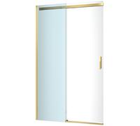 Excellent Rols porte de douche 140 cm coulissant doré brillant/verre transparent KAEX.2612.1400.LP2/2.GL