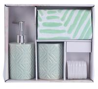 EXCELLENT Set d'accessoires de salle de bain DOLOMITE 4 pcs vert KO-CY2210530green