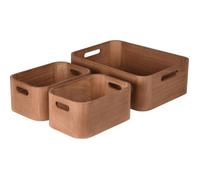 EXCELLENT Set de boîtes de rangement en bois 3 pièces KO-KR8000170