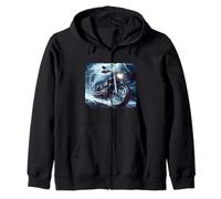 Excellent Temps de Moto pour Les Amateurs de tempête et de vélos Sweat à Capuche