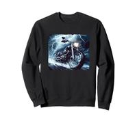 Excellent Temps de Moto pour Les Amateurs de tempête et de vélos Sweatshirt