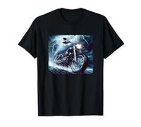 Excellent temps de moto pour les amateurs de tempête et de vélos T-Shirt