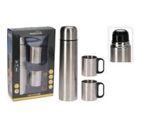 EXCELLENT Thermos 1 l avec gobelets en acier inoxydable set de 3 pcs KO-C80700910