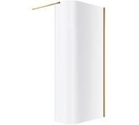 Excellent Vidoq paroi de douche walk-in 93 cm doré brossé/verre transparent KAEX.1507.930.LP.GB