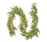 Excellente 270cm Guirlande Sapin Artificiel Nëol Vert Sapin - utilisable de manière Flexible à l'intérieur et à l'extérieur - Couronne Sapin Noël pour décoration Cheminée Porte Escalier (PVC)