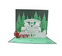 Excellente carte postale de bénédiction de Noël, cadeau de fête, carte de vœux pour les vacances d'hiver, le Nouvel An, fournitures de fête à la maison, vœux chauds, effet visuel réaliste, exquis
