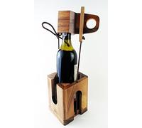 Excellente idée de Cadeau - Casse-tête pour Bouteille de vin - Éléphant Blanc - pour Le vin ou la bière