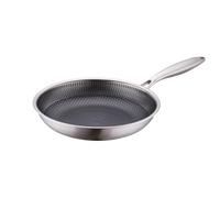EXCELLIUM 3D - Poêle Anti-adhésive Professionnelle - Tous feux dont induction - Compatible Four - Résistante & Polyvalente - Nid d'Abeille anti-rayures - Manche ergonomique anti-chaleur - 24 cm