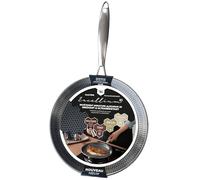 EXCELLIUM 3D - Poêle Anti-adhésive Professionnelle - Tous feux dont induction - Compatible Four - Résistante & Polyvalente - Nid d'Abeille anti-rayures - Manche ergonomique anti-chaleur - 32cm