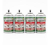 EXCELLIUM PROFESSIONNEL Lot de 4 Recharges Pyrèthre 250 ml pour Diffuseur Automatique - Anti Mouches Moustiques Guêpes Mites Araignées