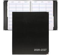 Excello Brands Agenda scolaire 2026-2027 semaine/mensuel sur 12 mois Marron 21,6 x 27,9 cm