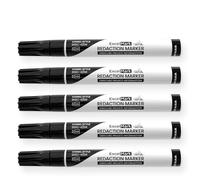 Excelmark Sécurité partage marqueur - occultant informations personnelles avec nos pratiques Redacting Pen 6 Markers