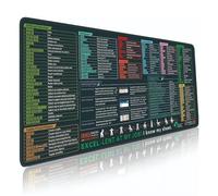 Excelpad Shortcut Mousepad, Excel Cheat Sheet Desk Pad, Excel Tips Desk Pad, Excel Mouse Pad, Excel Mouse Pad With Formulas, Excel Cheat Sheet, Computer Shortcut Desk Mat (80*30cm/31.5*11.8in,Type D)