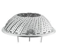 Excelsa 35646 Diététique Panier pour Cuisson à Vapeur (Diamètre 18-26 cm), Acier Inoxydable, Argent, 28 cm