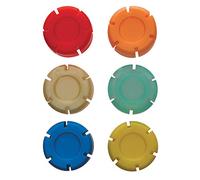 Excelsa 6 Bouchons pour Bouteille, Plastique, Multicolore