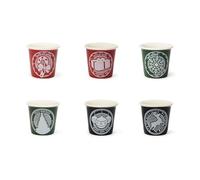 Excelsa 66045 Lot de 6 verres à café, porcelaine