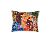 Excelsa Aboriginal Coussin d'ameublement, 50 x 40 cm, housse en coton, rembourrage en polyester