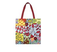 Excelsa Afrika Sac Shopper, fourre-tout, 41,5 x 41,5 cm, 100% coton, lavable en machine