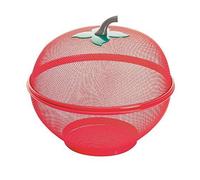 Excelsa Apple Panier Fruits, Acier, Orange/Jaune/Vert, 26,5x 26,5x 27cm