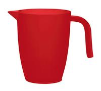 Excelsa Arc-en-Ciel Pichet Pichet de Mesure 1 Litre, Rouge