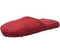 Excelsa Bagno Caldo Chaussons de Bain pour Femme, éponge, Rouge, 27,5 x 11 x 3 cm