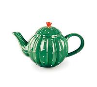 Excelsa Cactus Théière, céramique, 650 ml, vert foncé