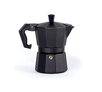 Cafetière filtre Excelsa Cafetière Chicco en Aluminium, Noir 1 Tazza Noir