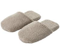 Excelsa Bagno Caldo Chaussons de Bain pour Femme, éponge, Gris, 36-40