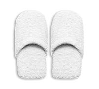 Excelsa Bagno Caldo Chaussons de Bain pour Femme, éponge, Blanc, 27,5 X 11 X 3 Cm