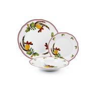 Excelsa Cinnamon Service de vaisselle 18 pièces, porcelaine, multicolore