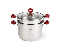 Excelsa Color Up Cuiseur à pâtes, acier inoxydable, Cpacité: 6 litres