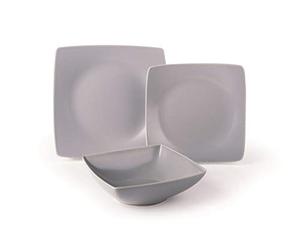 Excelsa Eclipse Service de vaisselle 18 pièces, céramique, gris