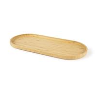 Excelsa Eco Living Plateau Ovale, Plat à Servir, fabriqué en Bambou (Cm. 33 x 11)