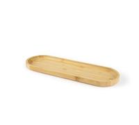 Excelsa Eco Living Plateau ovale, plat à servir, fabriqué en bambou (Cm. 40 x 18)