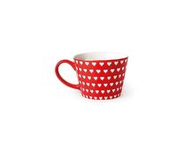 Excelsa Enjoy Lot de 1 Tasse Jumbo en Porcelaine, Rouge, 415 ML