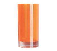 Excelsa EX46885 Verre à Dents Polystyrol Orange 6,5 x 6,5 x 22 cm