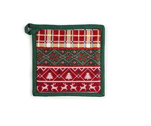 Excelsa Fall Winter Manique de Cuisine, 20 x 20 cm, Doublure 100% Coton, Rembourrage en Polyester