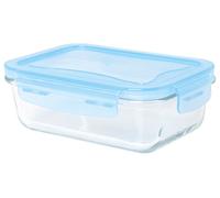 Excelsa Freshness Conteneur Rectangulaire, 1,3 L, Bleu Clair, 22 x 15 x 7 cm